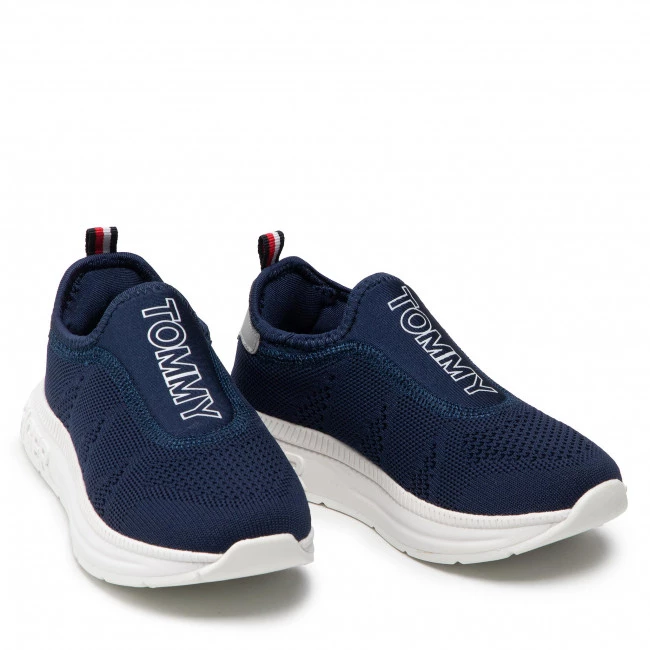 Enfant Sneakers Tommy Hilfiger - Low Cut Sneaker T3B4-32246-0735 M Blue 800 Bleu Marine 7 Enfant Sneakers Tommy Hilfiger - Low Cut Sneaker T3B4-32246-0735 M Blue 800 Bleu Marine – Image 5