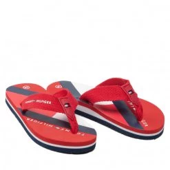 Enfant Tongs Tommy Hilfiger - Flag Print Flip Flop T3B8-32267-0058 M Red 300 Rouge -Tommy Hilfiger Soldes 05 0000209682434 pl