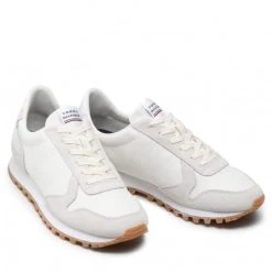 Homme Sneakers TOMMY HILFIGER - Elevated Eva Runner MixFM0FM04028 Ecru YBL Beige -Tommy Hilfiger Soldes 05 0000209898989 ks