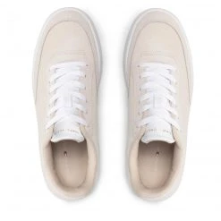 Homme Sneakers Tommy Hilfiger - Elevated Cupsole Suede FM0FM04020 Classic Beige ACI Beige -Tommy Hilfiger Soldes 05 0000209899153 kt