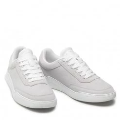 Homme Sneakers Tommy Hilfiger - Elevated Cupsole Suede FM0FM04020 Light Cast PSU Gris -Tommy Hilfiger Soldes 05 0000209900538 st