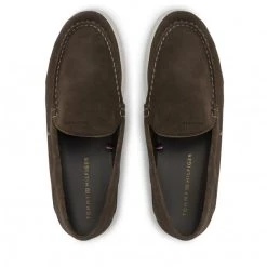 Homme Mocassins Tommy Hilfiger - Th Comfort Hybrid Loafer M FM0FM04086 Island Taupe GXZ Vert -Tommy Hilfiger Soldes 05 0000209906851 pa