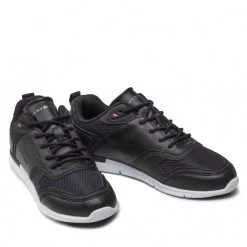 Femme Sneakers TOMMY HILFIGER - Th Lightweight Sneaker FW0FW06516 Black BDS Noir -Tommy Hilfiger Soldes 05 0000209907964 fp
