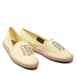 Femme Espadrilles TOMMY HILFIGER - Th Logo Espadrille FW0FW06158 Lemon Twist ZHF Jaune -Tommy Hilfiger Soldes 05 0000209910520 ph