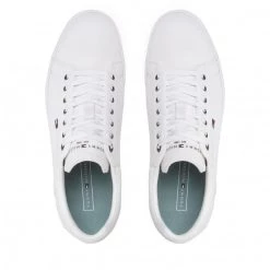 Homme Tennis Tommy Hilfiger - Iconic Vulc Mesh Logo FM0FM04034 White YBR Blanc -Tommy Hilfiger Soldes 05 0000300529201 is