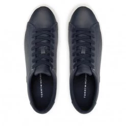 Homme Sneakers Tommy Hilfiger - Modern Vulc Corporate Leather FM0FM04036 Desert Sky DW5 Bleu Marine -Tommy Hilfiger Soldes 05 0000300529270 st