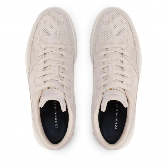 Homme Sneakers TOMMY HILFIGER - Elevated Mid Cup Suede FM0FM04134 Classic Beige ACI Beige 7 Homme Sneakers TOMMY HILFIGER - Elevated Mid Cup Suede FM0FM04134 Classic Beige ACI Beige – Image 5