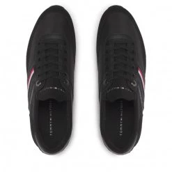 Homme Sneakers Tommy Hilfiger - Iconic Sock Runner Mix FM0FM04137 Black BDS Noir -Tommy Hilfiger Soldes 05 0000300530177 pl