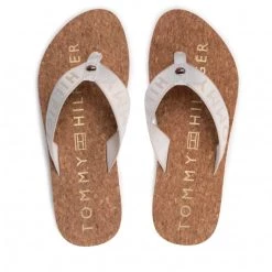 Femme Tongs TOMMY HILFIGER - Tommy Webbing Flat Beach Sandal FW0FW06527 Ecru YBL Blanc 12 Femme Tongs TOMMY HILFIGER - Tommy Webbing Flat Beach Sandal FW0FW06527 Ecru YBL Blanc -Tommy Hilfiger Soldes 05 0000300531044 ks