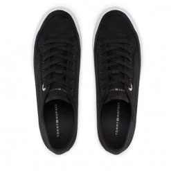 Homme Tennis Tommy Hilfiger - Essential Th Mesh Sneaker FW0FW06546 Black BDS Noir -Tommy Hilfiger Soldes 05 0000300531082 bs