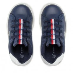 Enfant Sneakers TOMMY HILFIGER - Low Cut Lace-Up Sneaker T1B9-32457-1355 S Blue/White X007 Bleu Marine 11 Enfant Sneakers TOMMY HILFIGER - Low Cut Lace-Up Sneaker T1B9-32457-1355 S Blue/White X007 Bleu Marine -Tommy Hilfiger Soldes 05 0000300783450 ki