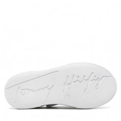Enfant Sneakers Tommy Hilfiger - Low Cut Lace-Up Sneaker T3A9-32310-1451 M White 100 Blanc -Tommy Hilfiger Soldes 05 0000300783788 mt