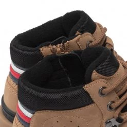 Enfant Boots Tommy Hilfiger - Lace-up Bootie T3B5-32517-1441 S Camel 524 Beige -Tommy Hilfiger Soldes 05 0000300784051 pl