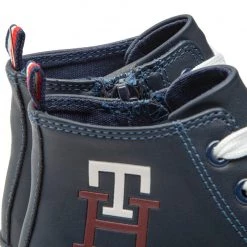 Enfant Sneakers Tommy Hilfiger - High Top Lace Up Sneaker T3X9-32452-1355 S Blue 800 Bleu Marine 12 Enfant Sneakers Tommy Hilfiger - High Top Lace Up Sneaker T3X9-32452-1355 S Blue 800 Bleu Marine -Tommy Hilfiger Soldes 05 0000300784334 mf
