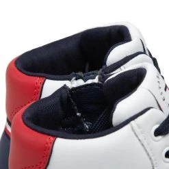 Enfant Sneakers TOMMY HILFIGER - High Top Lace-Up Sneaker T3B9-32482-1355Y M White/Blue/Red 003 Blanc 11 Enfant Sneakers TOMMY HILFIGER - High Top Lace-Up Sneaker T3B9-32482-1355Y M White/Blue/Red 003 Blanc -Tommy Hilfiger Soldes 05 0000300887721 is