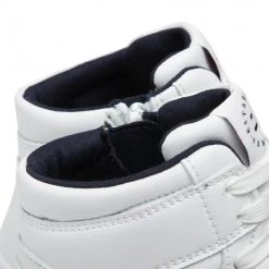 Enfant Sneakers TOMMY HILFIGER - High Top Lace-Up Sneaker T3B9-32485-1351 M White 100 Blanc -Tommy Hilfiger Soldes 05 0000300887745 is