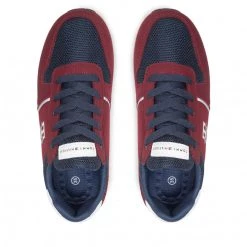 Enfant Sneakers TOMMY HILFIGER - Low Cut Lace-Up Sneaker T3B9-32492-1450 S Bordeaux/Blue A240 Bordeaux 11 Enfant Sneakers TOMMY HILFIGER - Low Cut Lace-Up Sneaker T3B9-32492-1450 S Bordeaux/Blue A240 Bordeaux -Tommy Hilfiger Soldes 05 0000300887813 ki