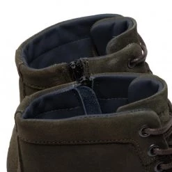 Homme Bottes TOMMY HILFIGER - Elevated Rounded Suede Lace Boot FM0FM04185 Olive MR9 Vert -Tommy Hilfiger Soldes 05 0000301099611 ki