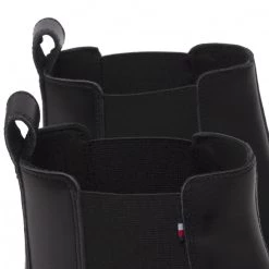 Homme Bottines Chelsea TOMMY HILFIGER - Comfort Hilfiger Leather Chelsea FM0FM04193 Black BDS Noir -Tommy Hilfiger Soldes 05 0000301101383 pl