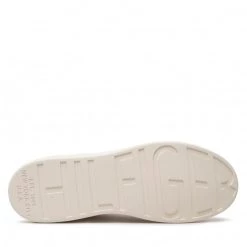 Homme Sneakers TOMMY HILFIGER - Retro Court Cupsole Stripes Lea FM0FM04316 Ivory YBI Blanc -Tommy Hilfiger Soldes 05 0000301105169 fp