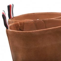 Femme Bottines Tommy Hilfiger - Outdoor Mid Heel Boot FW0FW06620 Natural Comb GTU Marron -Tommy Hilfiger Soldes 05 0000301106807 rz