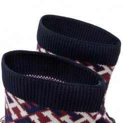 Femme Bottines Tommy Hilfiger - Monogram Bootie FW0FW06823 Desert Sky DW5 Bleu Marine -Tommy Hilfiger Soldes 05 0000301111405 sw