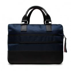 Accessoires Sac Ordinateur Tommy Hilfiger - 1985 Nylon Slim Computer Bag AM0AM08447 DW5 Bleu Marine -Tommy Hilfiger Soldes 05 8720116524741 mg