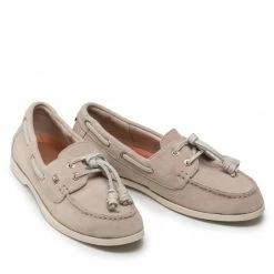 Femme Mocassins TOMMY HILFIGER - Tommy Feminine Boat Shoe FW0FW06347 Classic Beige ACI Beige -Tommy Hilfiger Soldes 05 0000209908152 mg 1