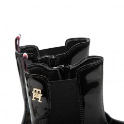 Enfant Bottes Tommy Hilfiger - Chelsea Boot T4A5-32408-0775 S Black 999 Noir -Tommy Hilfiger Soldes 05 0000300784396 mg