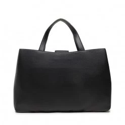 Sacs Sac à Main TOMMY HILFIGER - Tommy Life Satchel AW0AW13409 BDS Noir -Tommy Hilfiger Soldes 05 8720641959285 mg 1