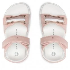 Enfant Sandales TOMMY HILFIGER - Velcro SandalT1A2-32169-0710 S Pink 302 Rose -Tommy Hilfiger Soldes 06 0000209680317 pl