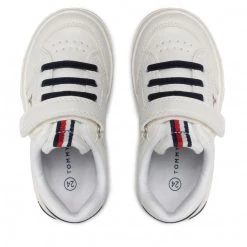 Enfant Sneakers Tommy Hilfiger - Low Cut Lace-Up T1B4-32218-1384 M White/Blue X336 Blanc -Tommy Hilfiger Soldes 06 0000209680997 fp