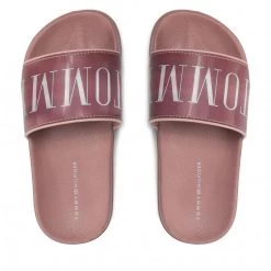 Enfant Mules / Sandales De Bain Tommy Hilfiger - Holographic Pool Slide T3A0-32198-1172 M Antique Rose 303 Rose -Tommy Hilfiger Soldes 06 0000209681338 ph