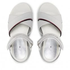 Enfant Sandales Tommy Hilfiger - Platform Velcro Sandal T3A2-32178-0774 M White 100 Blanc -Tommy Hilfiger Soldes 06 0000209681451 mk