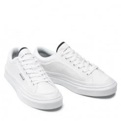 Homme Sneakers Tommy Hilfiger - Lightweight Sport Long Lace FM0FM04010 White YBR Blanc -Tommy Hilfiger Soldes 06 0000209905366 fp