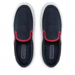 Homme Tennis Tommy Hilfiger - Lightweight Sport Slip On FM0FM04011 Dsert Sky DW5 Bleu Marine -Tommy Hilfiger Soldes 06 0000209906608 mk
