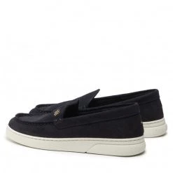 Femme Chaussures Basses TOMMY HILFIGER - Th Comfort Hybrid Loafer W FW0FW06164 Desert Sky DW5 Bleu Marine -Tommy Hilfiger Soldes 06 0000209910339 kt