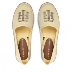 Femme Espadrilles TOMMY HILFIGER - Th Logo Espadrille FW0FW06158 Lemon Twist ZHF Jaune -Tommy Hilfiger Soldes 06 0000209910520 ph