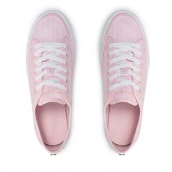 Femme Sneakers TOMMY HILFIGER - Essential Stripe Sneaker FW0FW06530 Pastel Pink TPD Rose -Tommy Hilfiger Soldes 06 0000209911213 mg