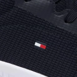 Homme Sneakers Tommy Hilfiger - Lightweight Runner Stripes FM0FM04131 Desert Sky DW5 Bleu Marine -Tommy Hilfiger Soldes 06 0000300529836 st