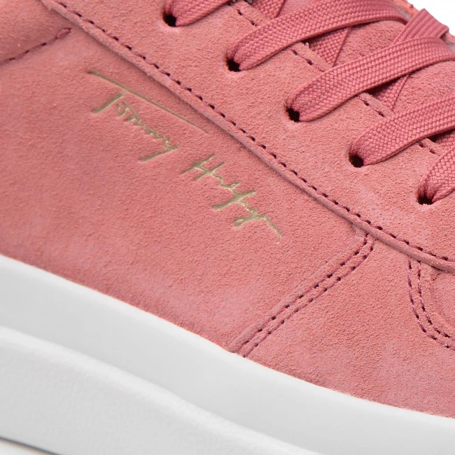 Femme Sneakers TOMMY HILFIGER - Th Signature Suede Sneaker FW0FW06518 English Pink T1A Rose 8 Femme Sneakers TOMMY HILFIGER - Th Signature Suede Sneaker FW0FW06518 English Pink T1A Rose – Image 6
