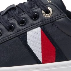 Femme Sneakers TOMMY HILFIGER - Corporate Tommy Cupsole FW0FW06605 Desert Sky DW5 Bleu Marine 13 Femme Sneakers TOMMY HILFIGER - Corporate Tommy Cupsole FW0FW06605 Desert Sky DW5 Bleu Marine -Tommy Hilfiger Soldes 06 0000300531471 bs