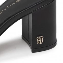 Femme Mules / Sandales De Bain TOMMY HILFIGER - Feminnine Weave Mule Sandal FW0FW06670 Black BDS Noir -Tommy Hilfiger Soldes 06 0000300531907 pa