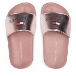 Enfant Mules / Sandales De Bain TOMMY HILFIGER - Logo Print Pool Slide T3A0-32442-1367 M Rose Gold 341 Rose 11 Enfant Mules / Sandales De Bain TOMMY HILFIGER - Logo Print Pool Slide T3A0-32442-1367 M Rose Gold 341 Rose -Tommy Hilfiger Soldes 06 0000300783528 plj