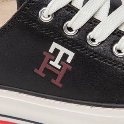 Enfant Baskets TOMMY HILFIGER - Low Cut Lace-Up Sneaker T3A9-32287-1355 S Black 999 Noir 13 Enfant Baskets TOMMY HILFIGER - Low Cut Lace-Up Sneaker T3A9-32287-1355 S Black 999 Noir -Tommy Hilfiger Soldes 06 0000300783696 mf