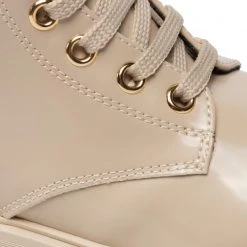 Enfant Bottes De Randonnée TOMMY HILFIGER - Lace-Up Bootie T4A5-32411-1453500 M Beige 500 Beige -Tommy Hilfiger Soldes 06 0000300784426 pl