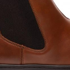 Homme Bottines Chelsea TOMMY HILFIGER - Comfort Hilfiger Leather Chelsea FM0FM04193 Winter Cognac GVI Marron -Tommy Hilfiger Soldes 06 0000301101413 bs