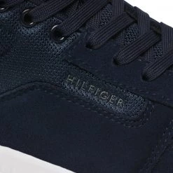 Homme Sneakers Tommy Hilfiger - Lightweight Runner Mix Hi FM0FM04313 Desert Sky DW5 Bleu Marine -Tommy Hilfiger Soldes 06 0000301104957 rz