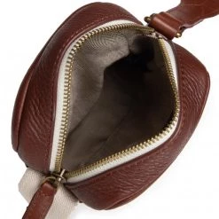 Accessoires Sacoche Tommy Hilfiger - Premium Leather Mini Crossover AM0AM08455 0HF Marron -Tommy Hilfiger Soldes 06 8720116521368 kt