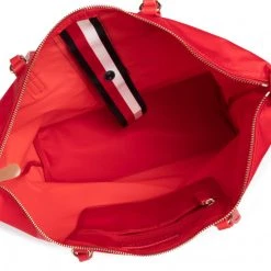 Sacs Sac à Main Tommy Hilfiger - Poppy Tote Corp AW0AW13176 XLG Rouge -Tommy Hilfiger Soldes 06 8720641960397 ks